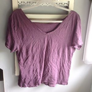 Lululemon Purple Short-sleeve Top